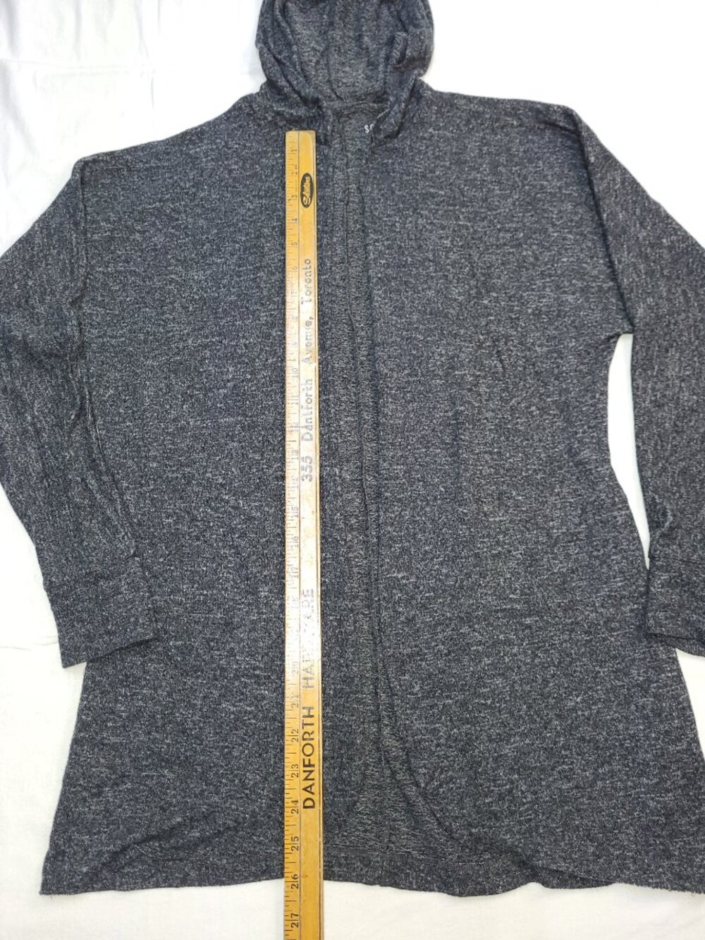 American Eagle Soft & Sexy Plush Grey Hooded Cardigan Size XS - Picture 7 of 11